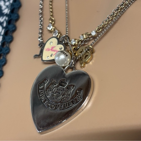 Vintage❤️Juicy Couture Classic Everything Juicy Necklace - Picture 5 of 7